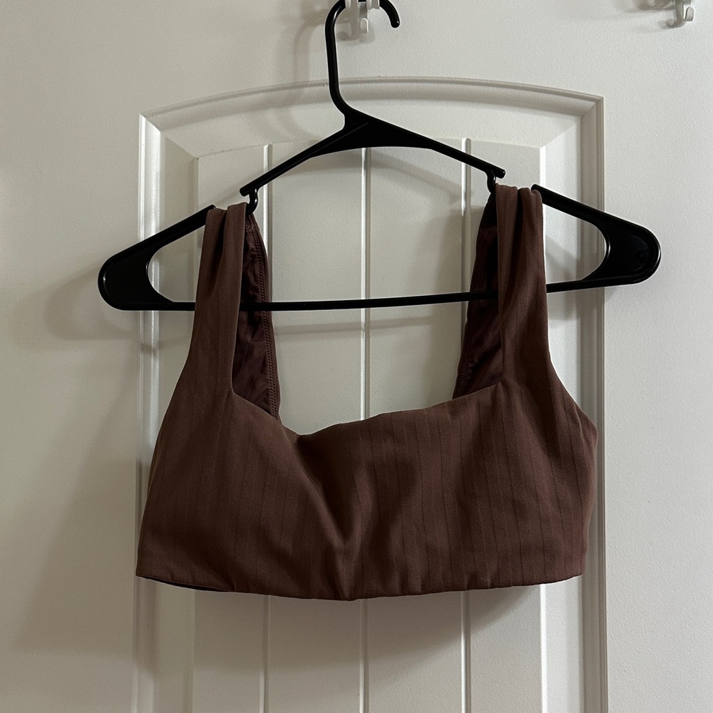 Lululemon Athletica Chocolate Sports Bra